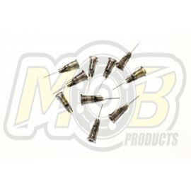 Puntas Negras de Acero para Bote de Ciano - 10 uds.