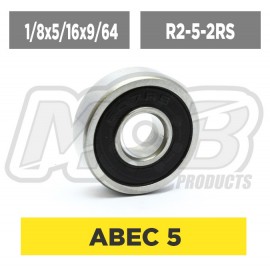 Ball bearings pack 1/8x5/16x9/64 R2-5-2RS - 10 pcs Ball bearings pack 1/8x5/16x9/64 R2-5-2RS - 10 pcs