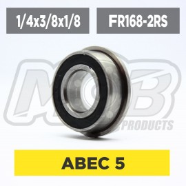 Pack de Rodamientos 1/4x3/8x1/8 Flanged FR168-2RS - 10 uds.