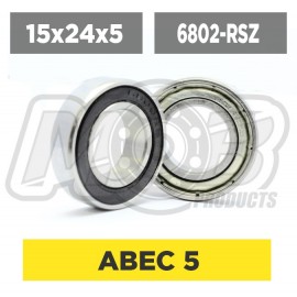 Ball bearings pack 15x24x5 6802-RSZ - 10 pcs Ball bearings pack 15x24x5 6802-RSZ - 10 pcs