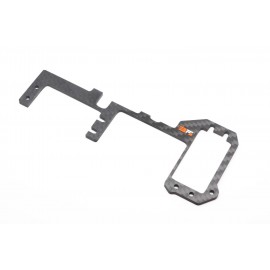 HB Racing - Refuerzo de bandeja de radio de carbono