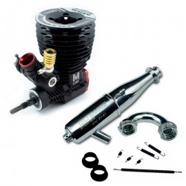 Combo Motor Ultimate Engines M5S ceramico + Escape 2141