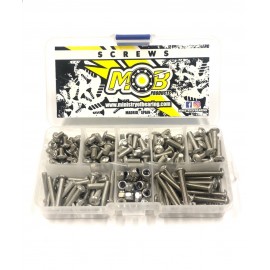 Kit de Tornillos M4 cabeza Boton acero inoxidable A2 - 200 uds.