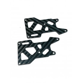Placas trapecios traseros carbono Hobao VS 1,5mm