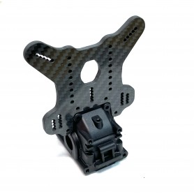 Mariposa trasera carbono alta +5mm MBX8