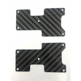 Placas carbono trapecio trasero Hot Bodies D817 - D819 1.5mm