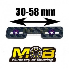 Refuerzo fibra de carbono alerón 30-58mm