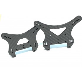 Pack torreta delantera y trasera Torreta Trasera Carbono Hot Bodies  D815 D817 E817 D819 4mm/5mm